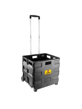Transport trolley, foldable box, load capacity 35 kg