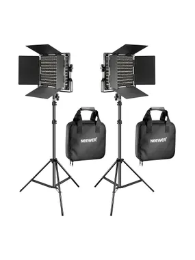 Kit Neewer 660 Bi Color LED, two lamps 40W 3200-5600K