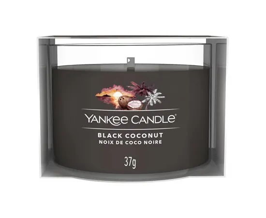 Votive candle in glass Black Coconut 37 g