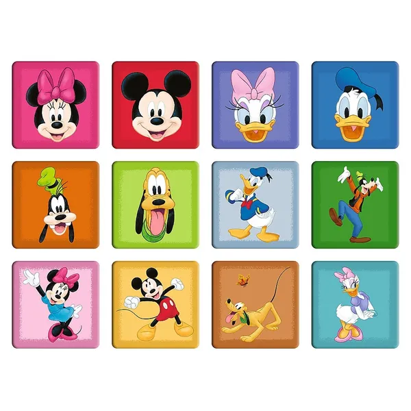 Puzzle 2w1 memos Disney characters