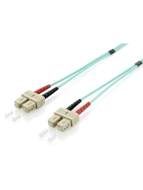 Equip SC/SC Fiber Optic Patch Cable, OM3, 10m
