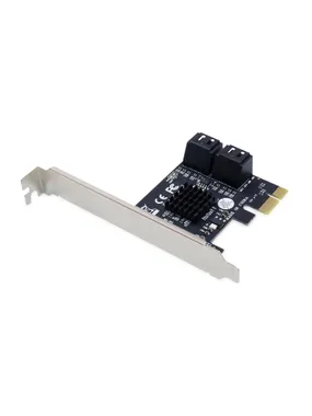 Conceptronic EMRICK 4 portu SATA PCIe adapteris ar SATA kabeļiem