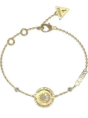 Gold-plated bracelet with zircons All Of Us JUBB04043JWYG
