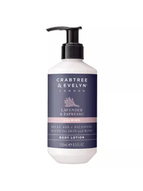 Crabtree & Evelyn, Lavender & Espresso, Calming, Body Lotion, 250 ml