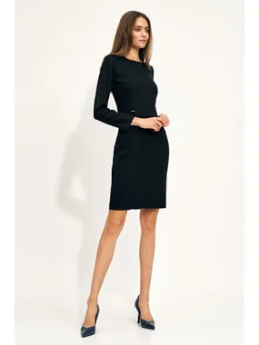 Black pencil dress - S206