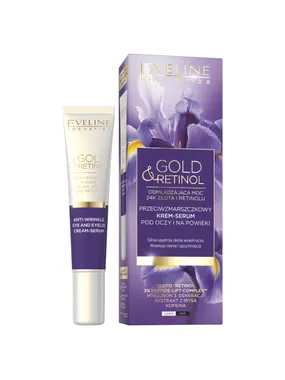 Gold&Retinol anti-wrinkle eye and eyelid cream-serum 20ml