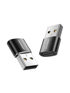 USB male-female Type-C adapter (2 pieces) Joyroom S-H152 (black)