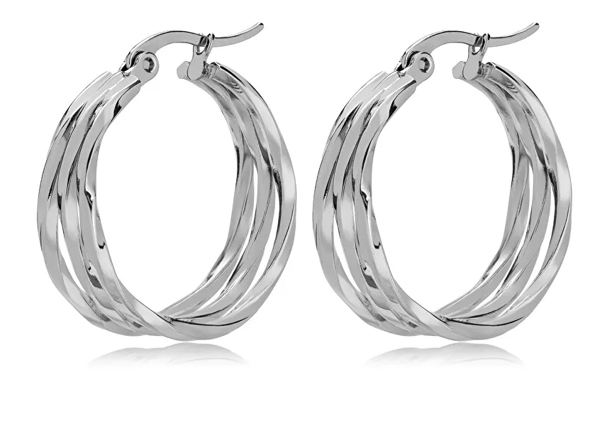 Timeless steel rings earrings STO3696