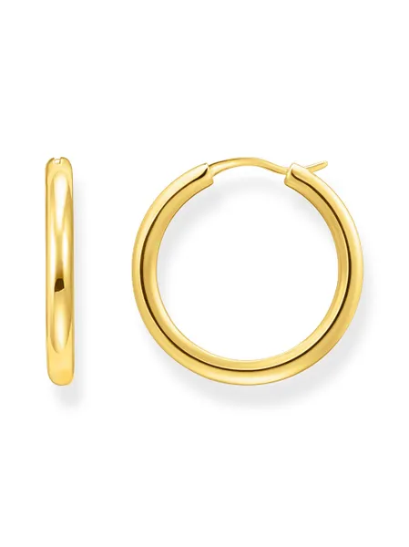 Thomas Sabo CR745-413-39 Bold - Gold-plated Hoop Earrings 26,8 mm Ladies