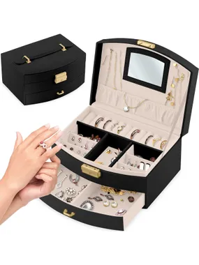 Massido MS -708 jewelry box - black