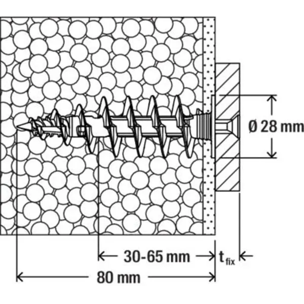 Insulation anchor FID II Plus 80mm