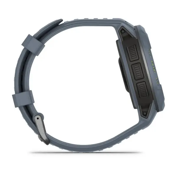 Garmin Instinct Crossover — standarta izdevums 2,29 cm (0,9 collas) MIP 45 mm hibrīds, 176 x 176 pikseļi, zils GPS (satelīts)