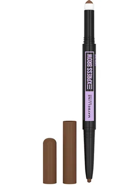 Eyebrow Pencil and Powder Express Brow Satin Duo, 02 Medium Brown