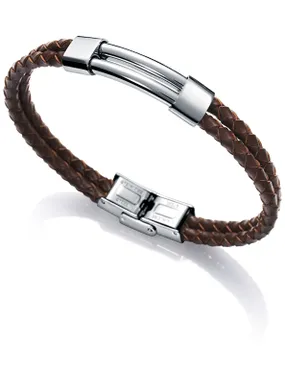 Men's leather bracelet Air 6452P01011