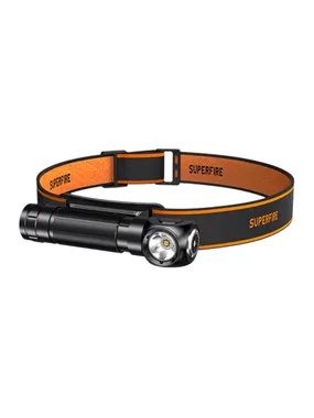 2-in-1 Headlamp Superfire TH04, 600lm, USB-C