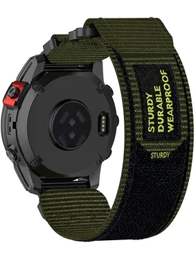 Velcro strap for Garmin 22 mm - Green