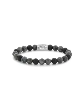 Gray Rocks bead bracelet RR-80069-S