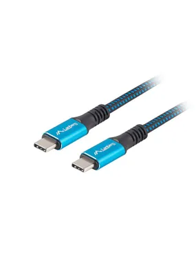 Cable USB-C M/M USB4 1.2m 100W 8K 60HZ black-blue