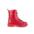 Girl's red leather boots with Shelovet chain