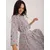 Women's white and black shirt dress