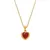 Gemstones DP1001 Delicate Diamond Agate Necklace (Chain, Pendant)