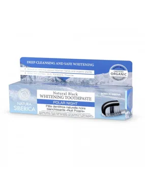 Natural whitening toothpaste Polar night ( Natura l Black Whitening Toothpaste) 100 g