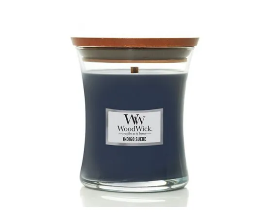 Scented candle vase Indigo Suede 85 g