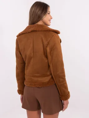 Women's light brown winter jacket