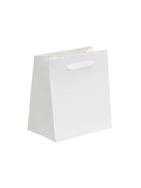Gift paper bag white EC-5 / A1