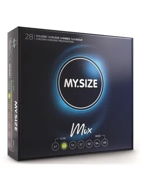 MY SIZE MIX CONDOMS 49 MM 28 UNITS