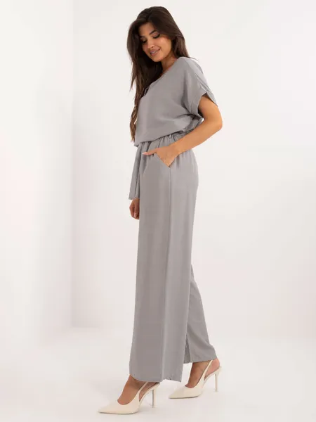 Women's gray summer set