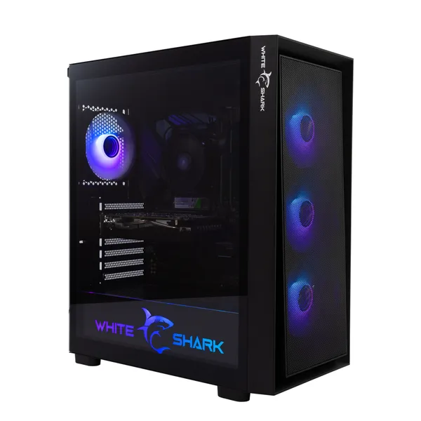 White Shark GCC-2401 Warhead-3 Black 4 Fans 12cm RGB