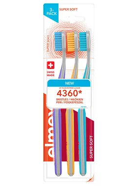 Toothbrush Super Soft Multipack 3 pcs