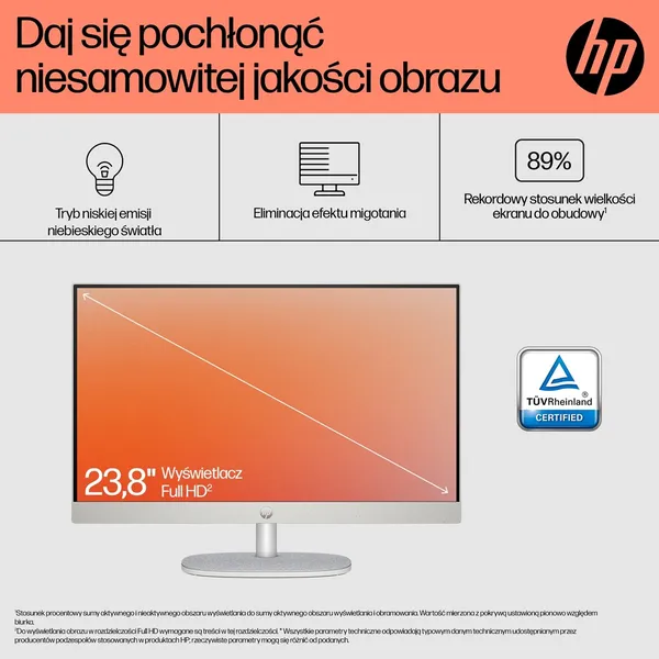 HP AIO 24-cr0005nw Ryzen 5 7520U 23,8"FHD AG IPS 8GB_DDR5 SSD512 Radeon 610M Win11 2Y Shell White