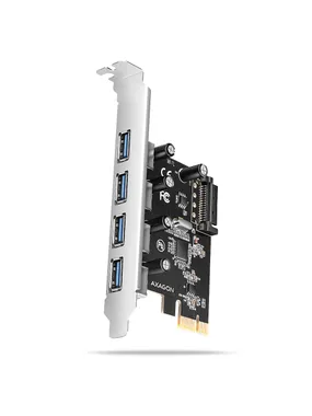 PCEU-430RS kontroler PCIe, 4x port USB UASP