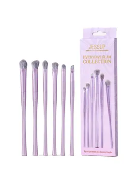 Luxury Purple Eye Brush Set Set of eye makeup brushes T516 6 pcs.