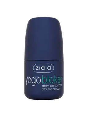 Yego Bloker anti-perspirant for men in a roll-on 60ml