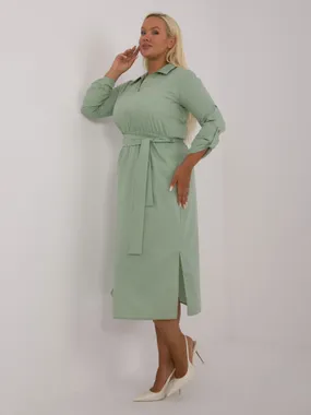 Women's Pistachio Plus Size Dress