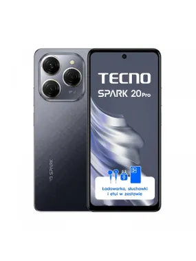 Smartphone SPARK 20 PRO KJ6 256+12 Moonlit Black