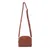 Women's leather crossbody bag 12 Cognac