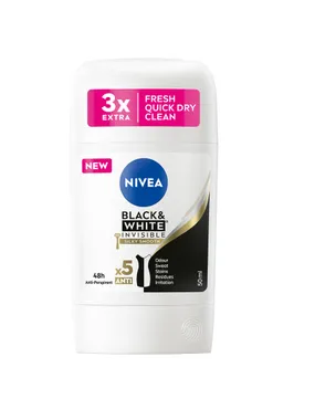 Black&White Invisible Silky Smooth antiperspirant stick 50ml