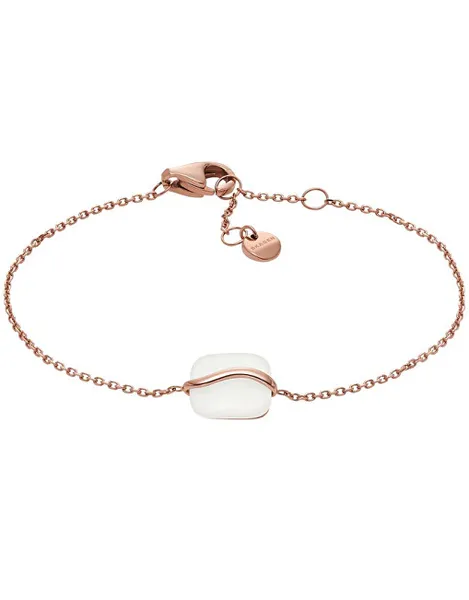 Delicate bronze bracelet Sofia Sea Glass SKJ1815791