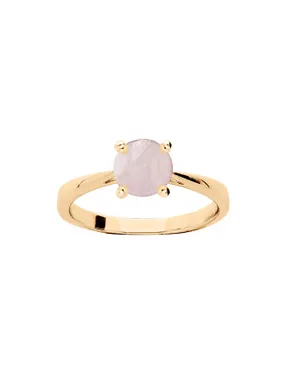 Fine gold-plated ring with rose gold PO/SR09587I