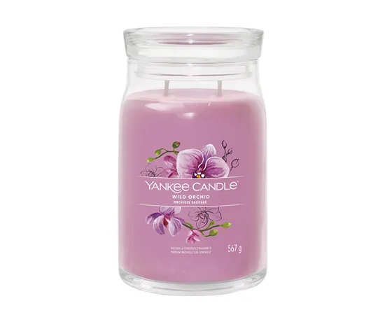 Aromatic candle Signature glass large Wild Orchid 567 g