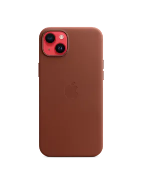 Apple iPhone 14 Plus - Leather Case with MagSafe - Umber (Refurbished)