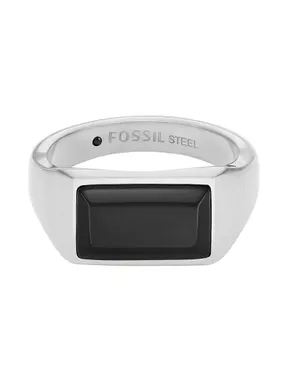 Modern men's steel ring All Stacked Up JF04603040