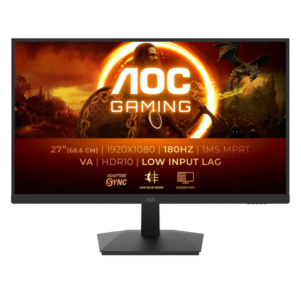 AOC G1 27G15N2 datora monitors 68,6 cm (27 collas) 1920 x 1080 pikseļi Full HD LCD melns