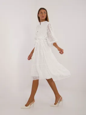 Women's white cocktail dress