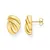 Thomas Sabo H2327-413-39 ear studs organic forms gold plated small Ladies