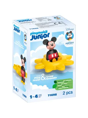 71698 Junior & Disney: Mickey's rotating sun with rattle function, construction toy